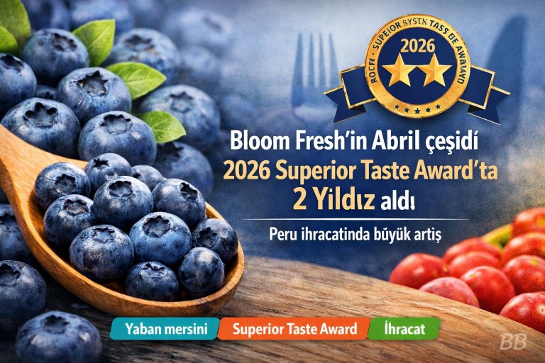 Bloom Fresh’in Abril çeşidi 2026 Superior Taste Award'ta 2 Yıldız aldı görseli