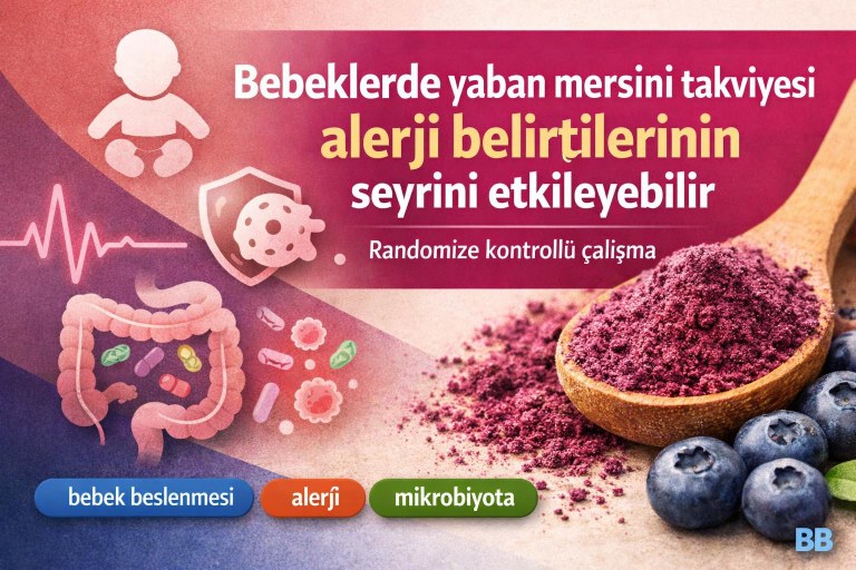 Bebeklerde yaban mersini takviyesi alerji belirtilerinin seyrini etkileyebilir: Randomize kontrollü çalışma görseli