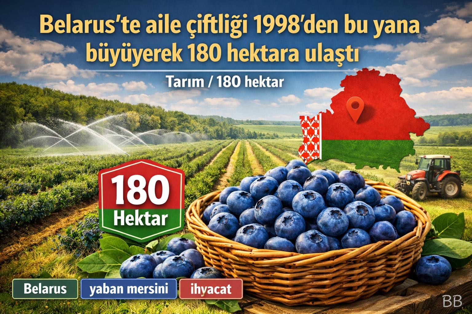 Belarus’te aile çiftliği 1998’den bu yana büyüyerek 180 hektara ulaştı gorseli