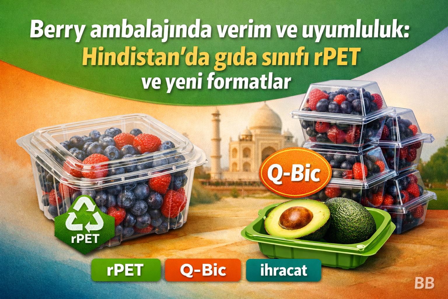 Berry ambalajında verim ve uyumluluk: Hindistan'da gıda sınıfı rPET ve yeni formatlar gorseli
