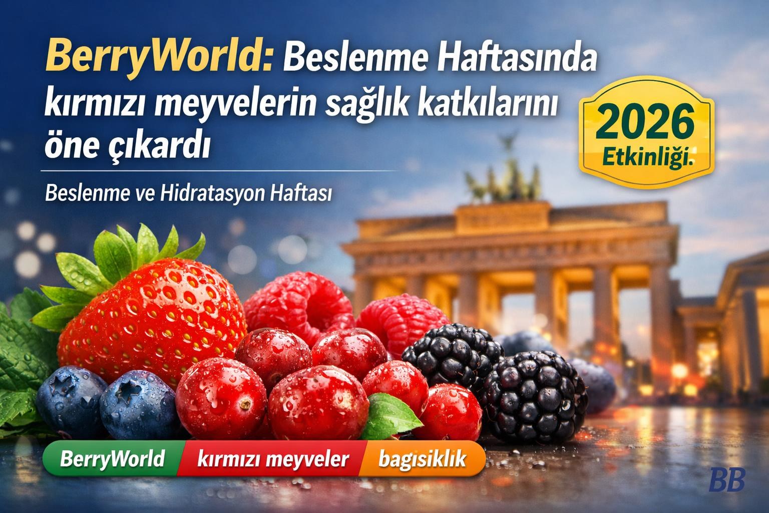BerryWorld: Beslenme Haftasında kırmızı meyvelerin sağlık katkılarını öne çıkardı gorseli