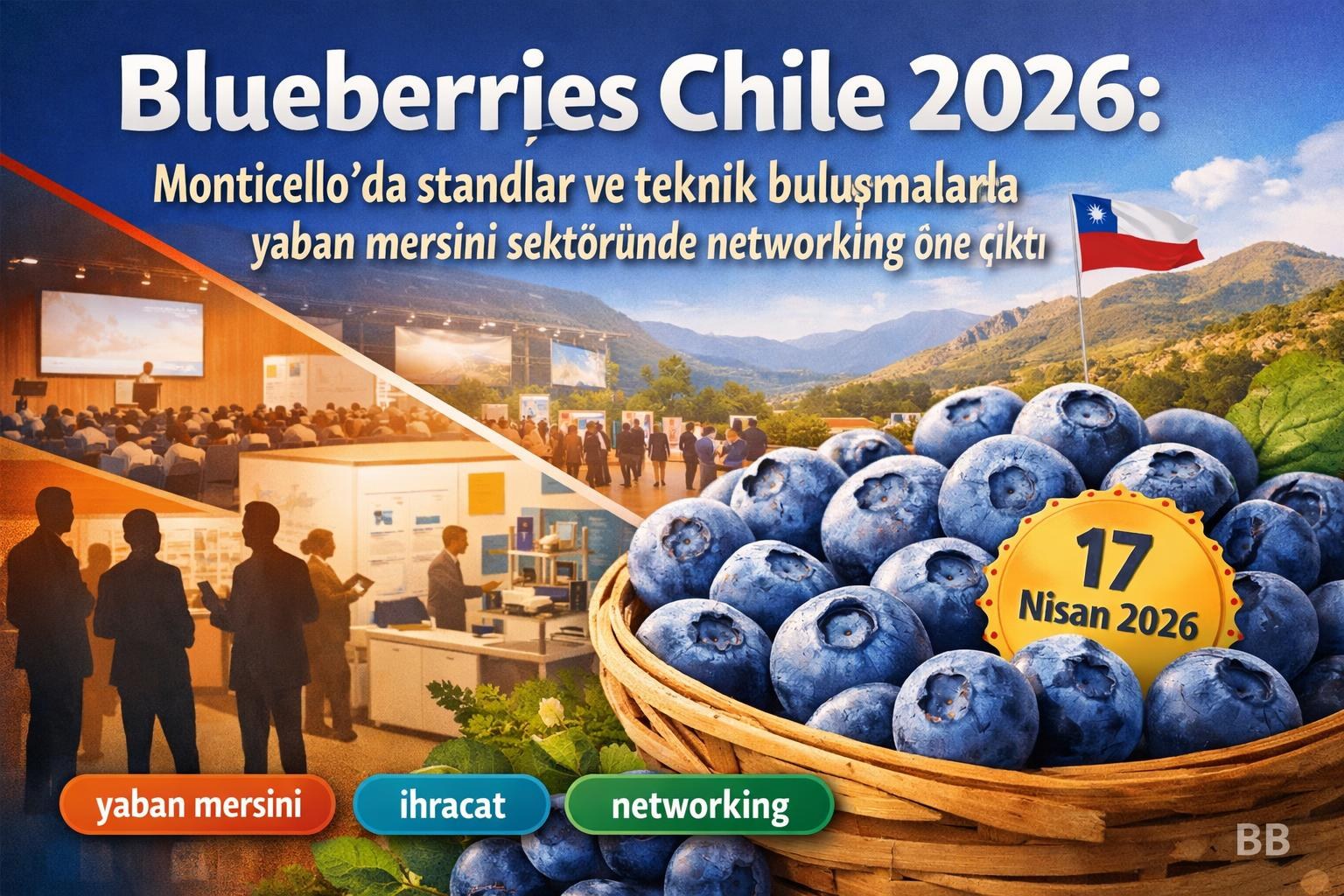 Blueberries Chile 2026: Monticello'da standlar ve teknik buluşmalarla yaban mersini sektöründe networking öne çıktı gorseli