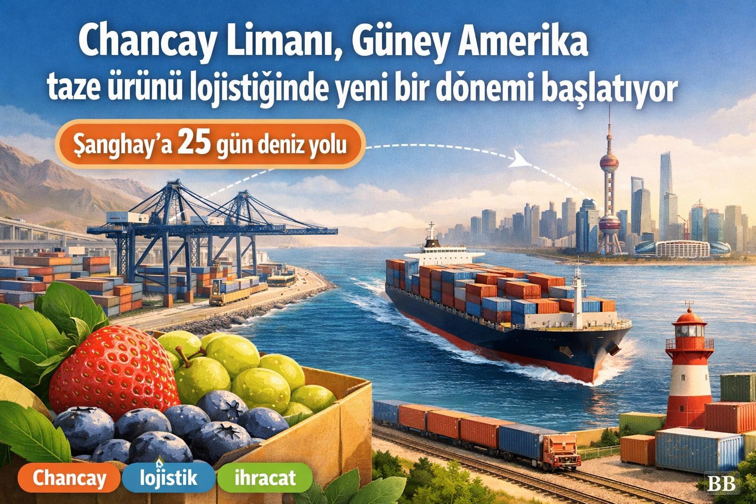 Chancay Limanı, Güney Amerika taze ürünü lojistiğinde yeni bir dönemi başlatıyor görseli