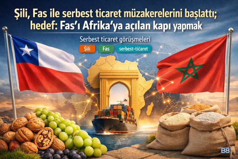 Şili, Fas ile serbest ticaret müzakerelerini başlattı; hedef: Fas'ı Afrika'ya açılan kapı yapmak görseli