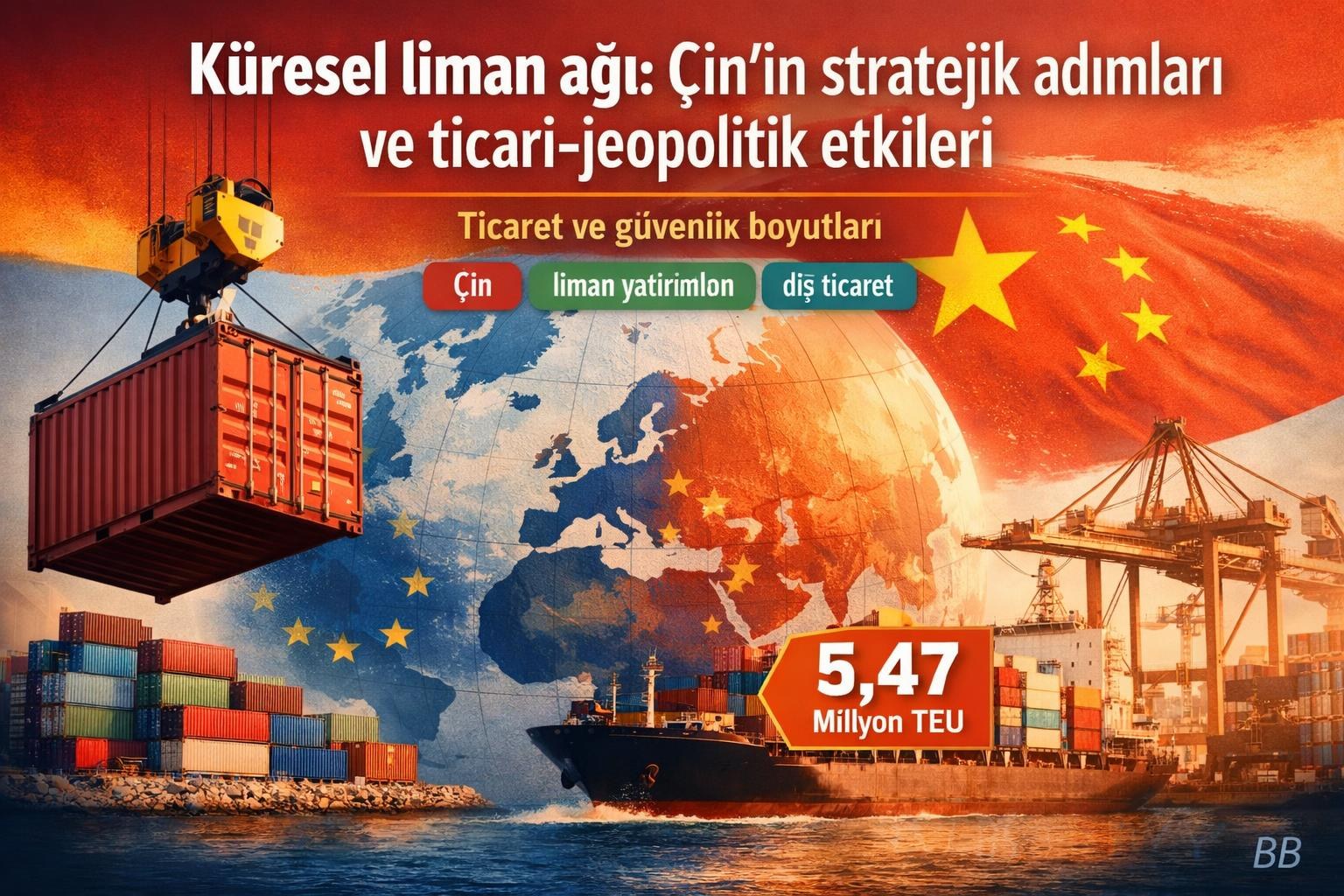 Küresel liman ağı: Çin'in stratejik adımları ve ticari‑jeopolitik etkileri görseli