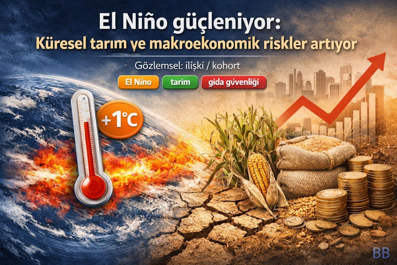 El Niño güçleniyor: Küresel tarım ve makroekonomik riskler artıyor gorseli