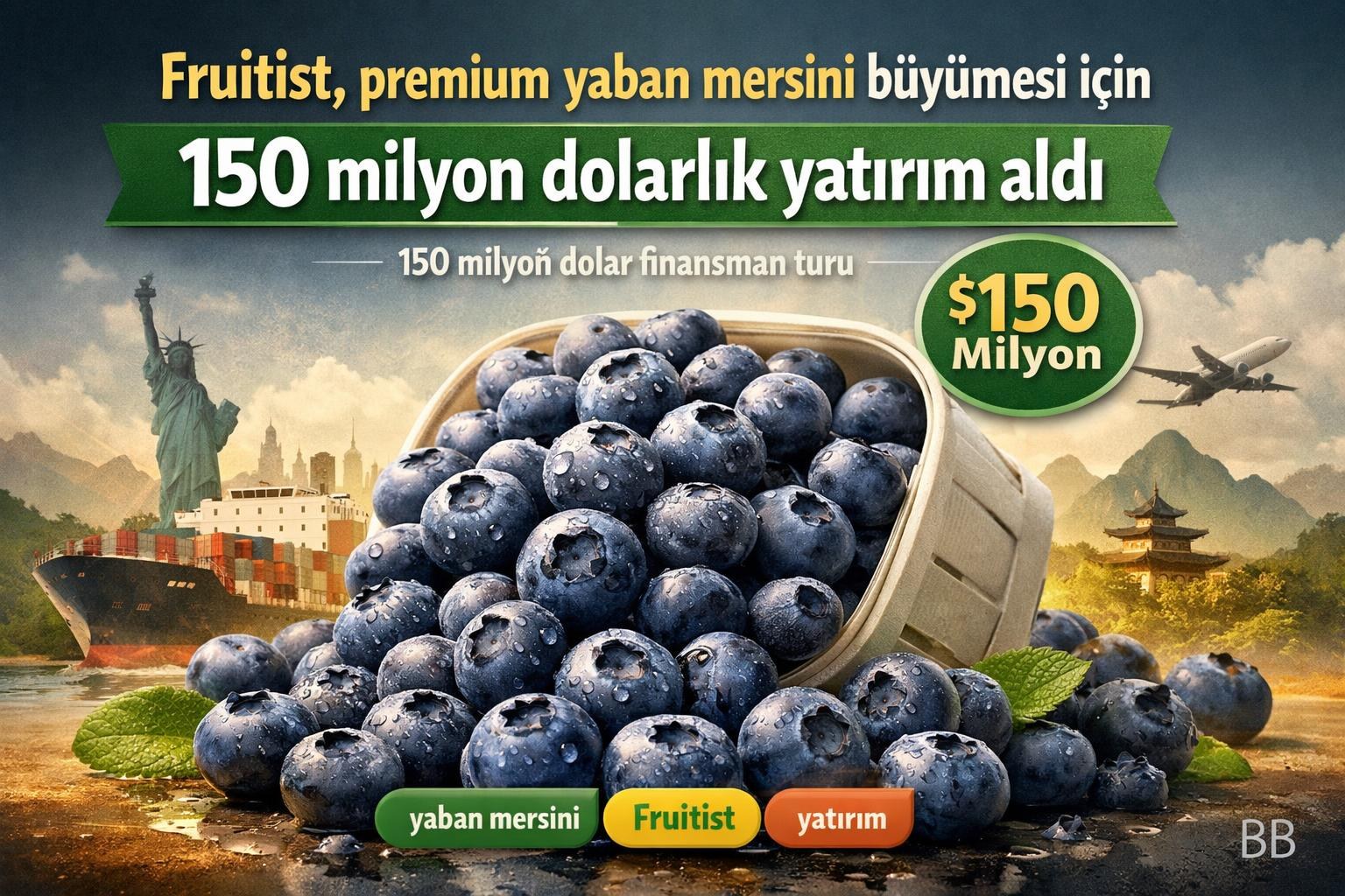 Fruitist, premium yaban mersini büyümesi için 150 milyon dolarlık yatırım aldı gorseli
