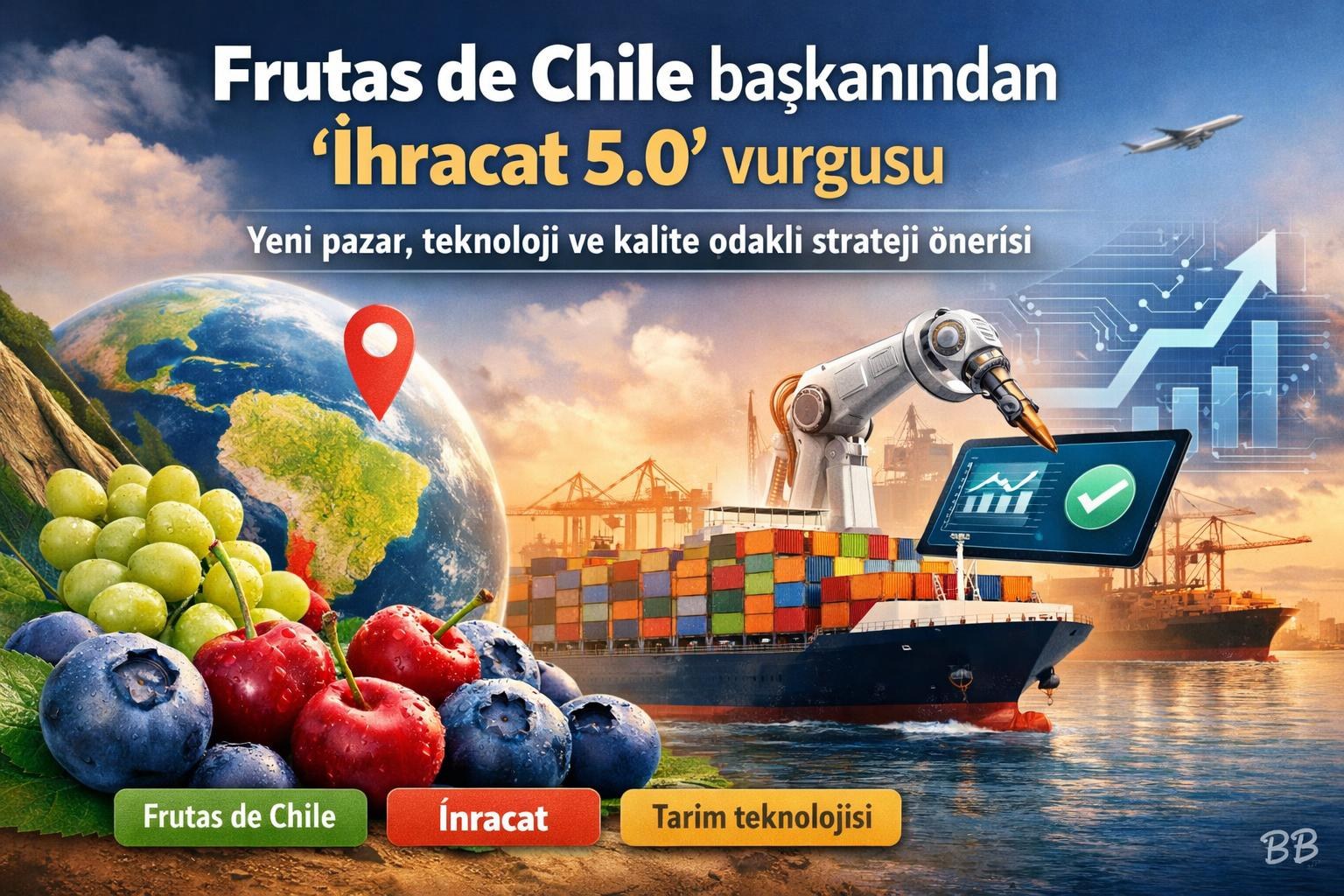 Frutas de Chile başkanından ‘İhracat 5.0’ vurgusu: Yeni pazar, teknoloji ve kalite odaklı strateji önerisi görseli