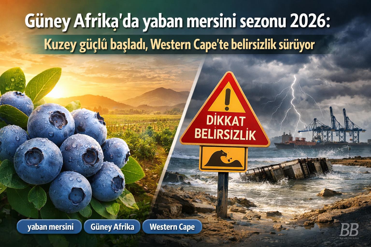 Güney Afrika'da yaban mersini sezonu 2026: Kuzey güçlü başladı, Western Cape'te belirsizlik sürüyor gorseli