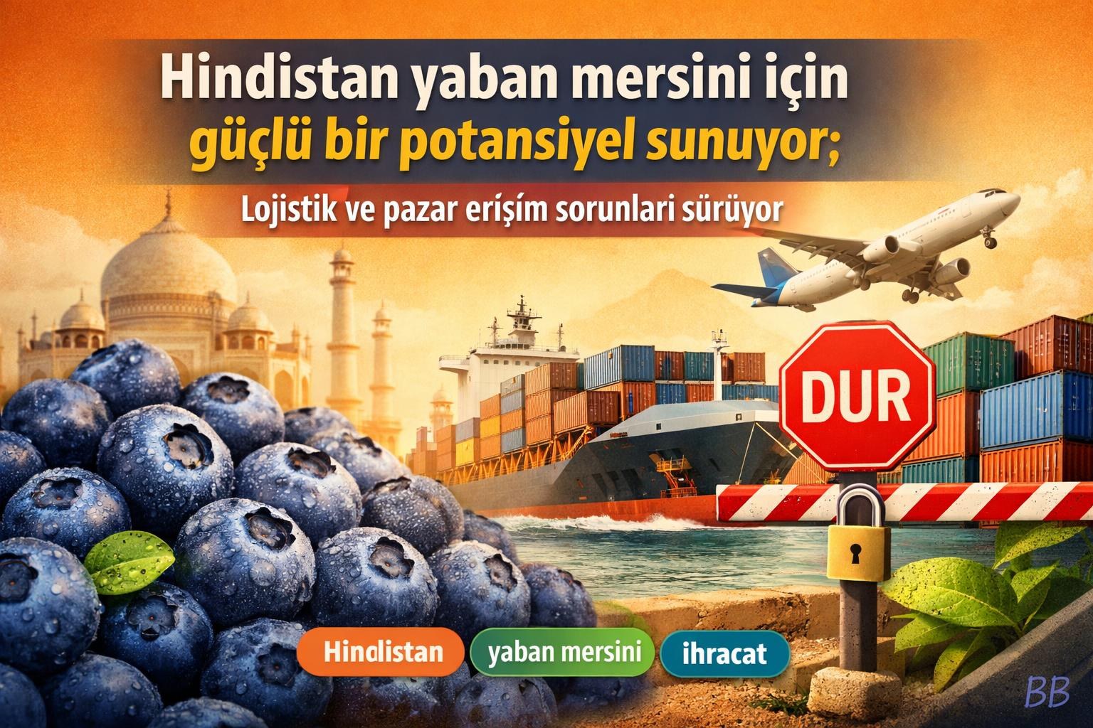 Hindistan yaban mersini için güçlü bir potansiyel sunuyor; lojistik ve pazar erişim sorunları sürüyor gorseli