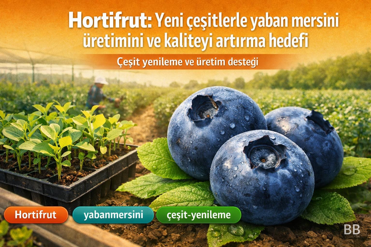 Hortifrut: Yeni çeşitlerle yaban mersini üretimini ve kaliteyi artırma hedefi gorseli