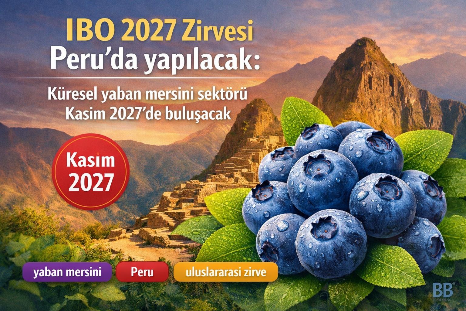 IBO 2027 Zirvesi Peru’da yapılacak: Küresel yaban mersini sektörü Kasım 2027’de buluşacak görseli