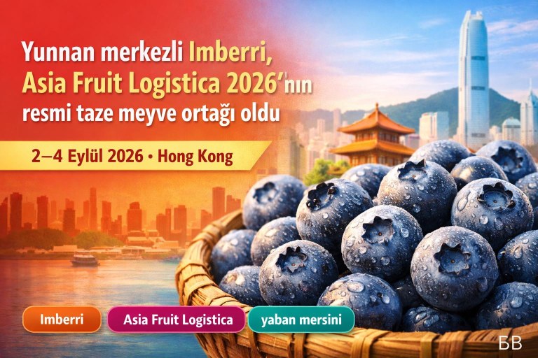 Yunnan merkezli Imberri, Asia Fruit Logistica 2026'nın resmi taze meyve ortağı oldu görseli