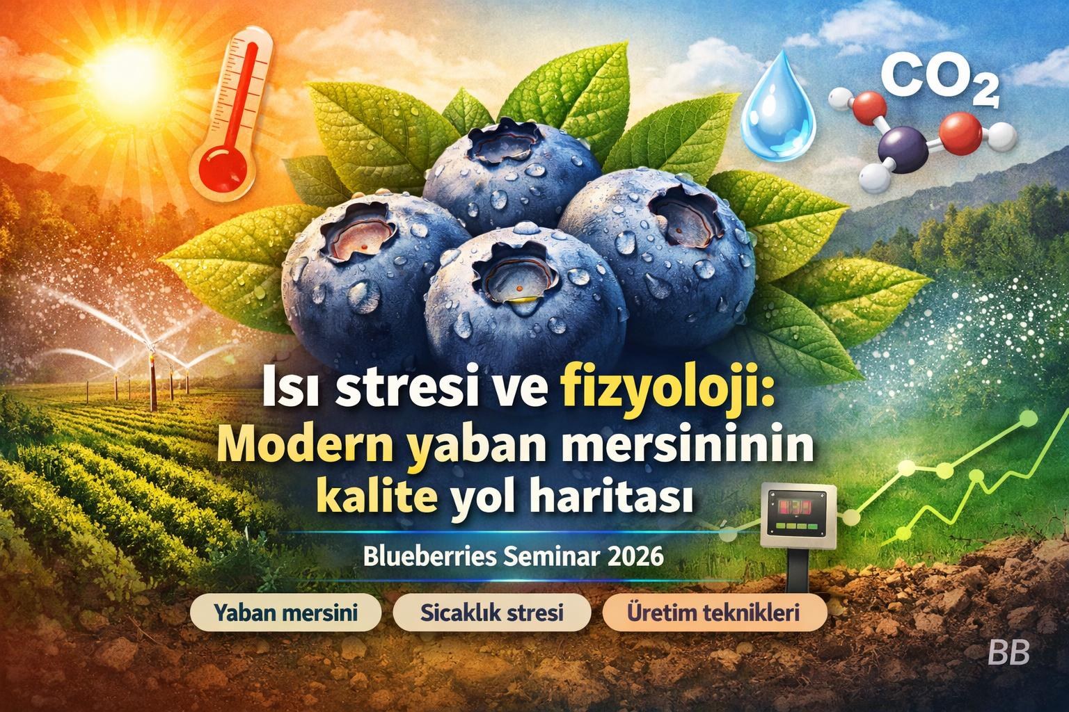 Isı stresi ve fizyoloji: Modern yaban mersininin kalite yol haritası görseli