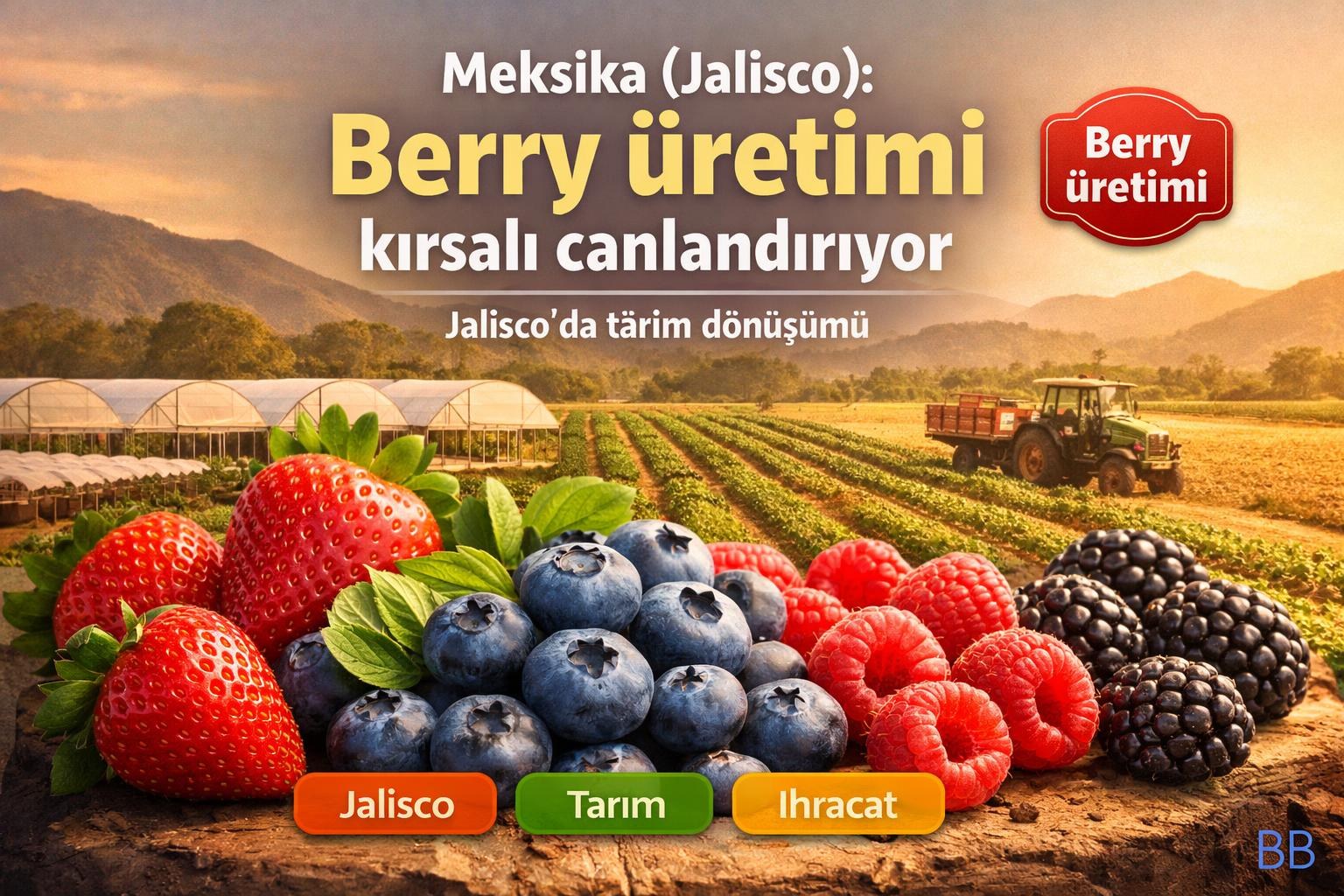 Meksika (Jalisco): Berry üretimi kırsalı canlandırıyor görseli