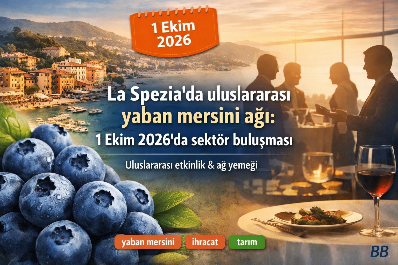La Spezia'da uluslararası yaban mersini ağı: 1 Ekim 2026'da sektör buluşması gorseli