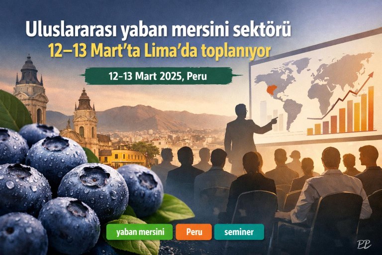 Uluslararası yaban mersini sektörü 12–13 Mart’ta Lima'da toplanıyor görseli