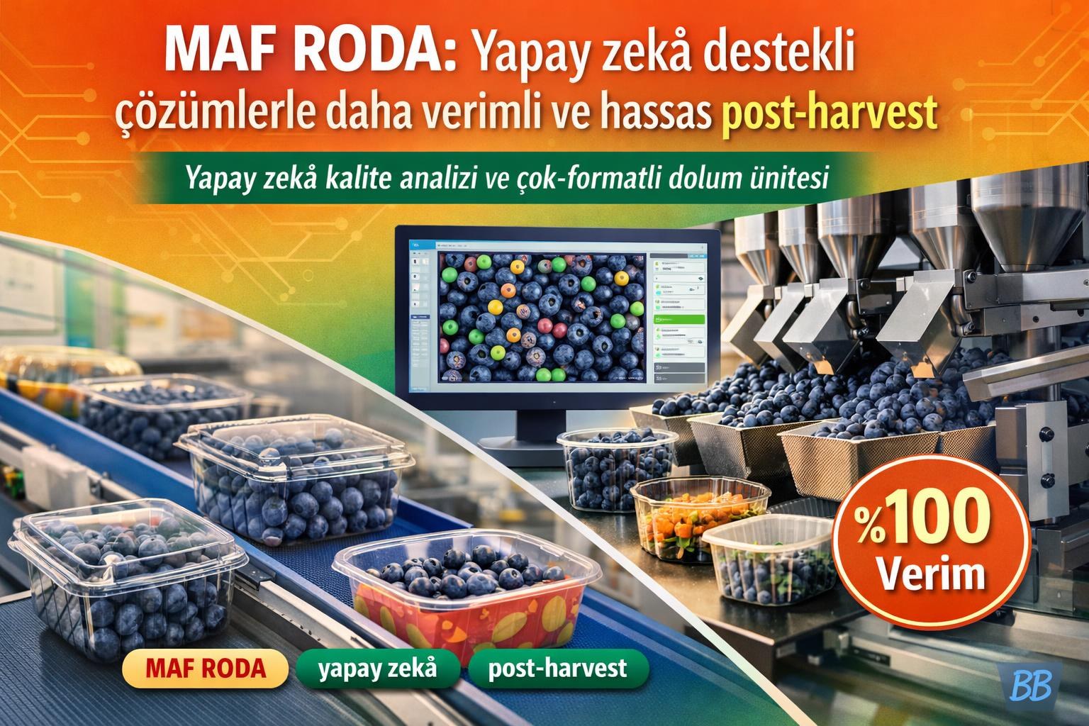 MAF RODA: Yapay zekâ destekli çözümlerle daha verimli ve hassas post‑harvest görseli
