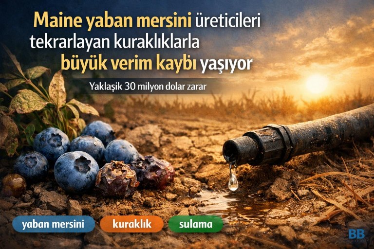 Maine yaban mersini üreticileri tekrarlayan kuraklıklarla büyük verim kaybı yaşıyor görseli