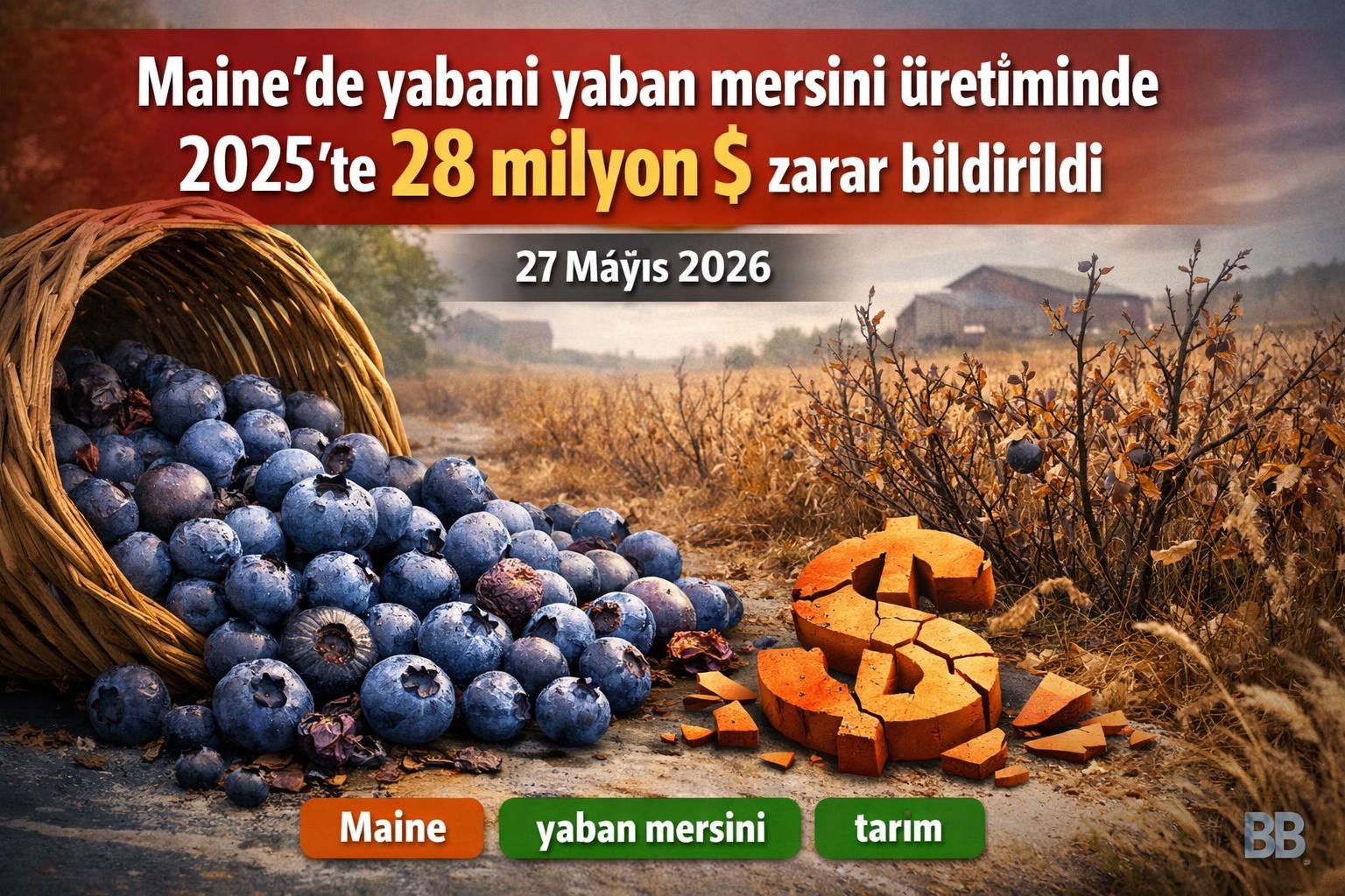 Maine'de yabani yaban mersini üretiminde 2025'te 28 milyon $ zarar bildirildi gorseli