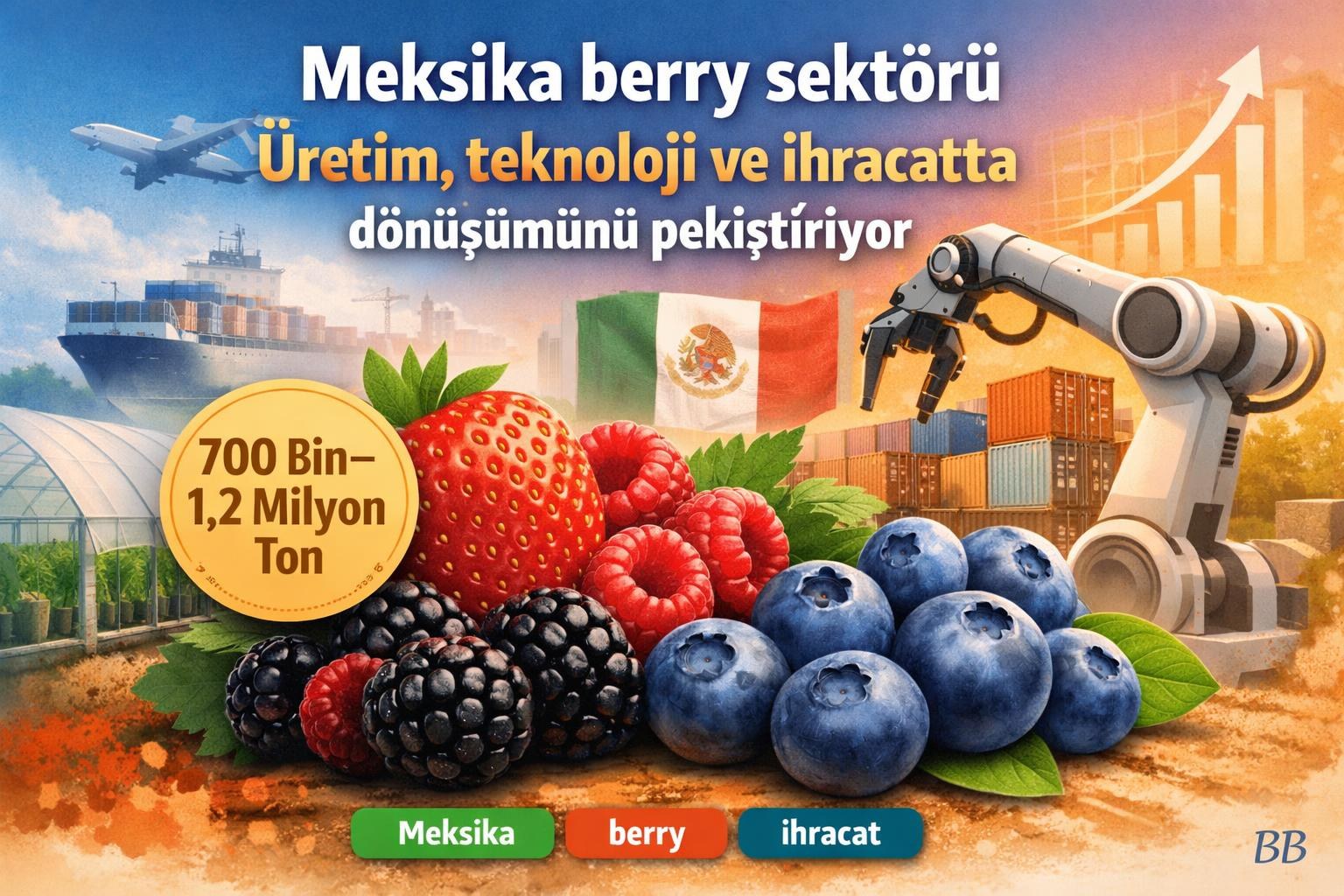 Meksika berry sektörü üretim, teknoloji ve ihracatta dönüşümünü pekiştiriyor gorseli