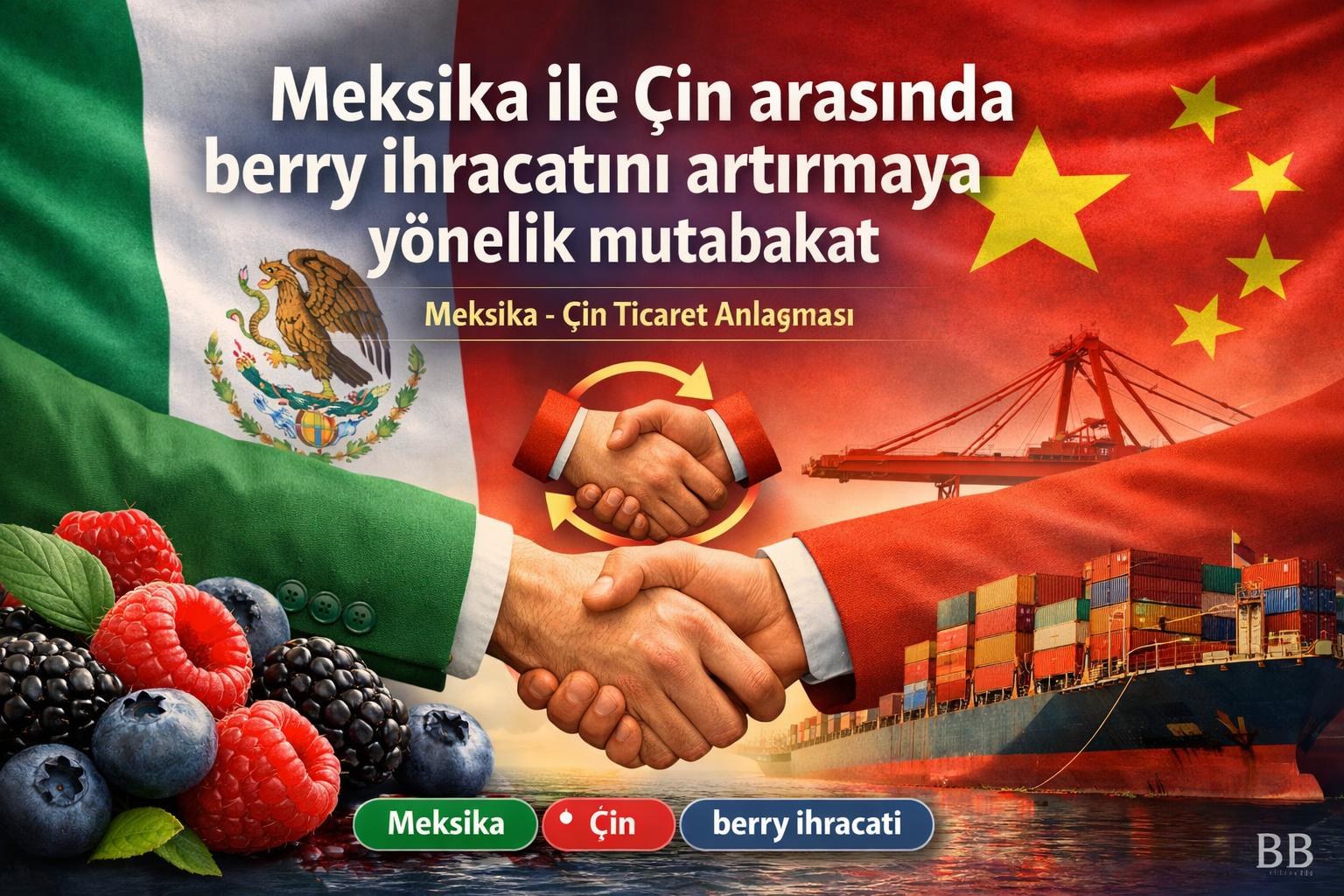 Meksika ile Çin arasında berry ihracatını artırmaya yönelik mutabakat görseli