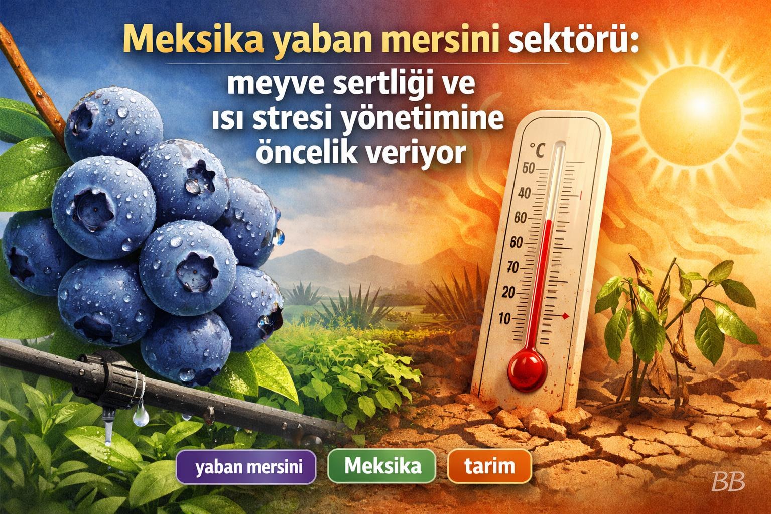 Meksika yaban mersini sektörü: meyve sertliği ve ısı stresi yönetimine öncelik veriyor gorseli