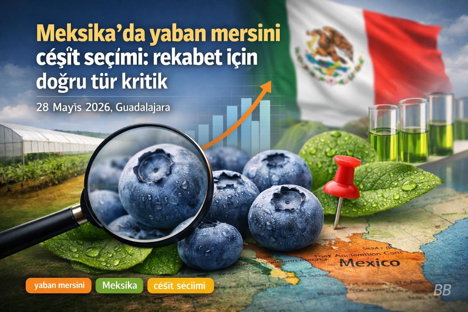 Meksika'da yaban mersini çeşit seçimi: rekabet için doğru tür kritik gorseli