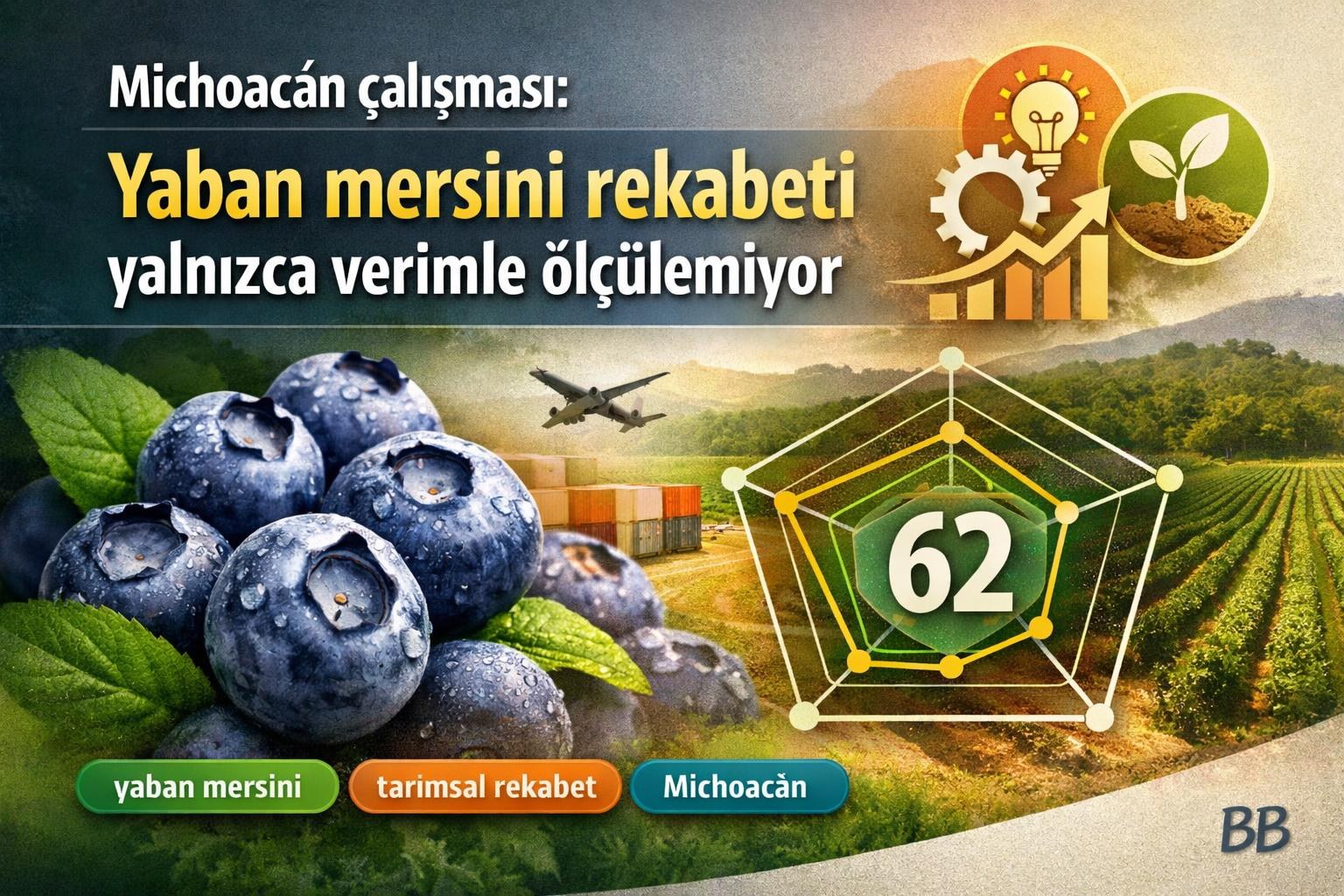 Michoacán çalışması: Yaban mersini rekabeti yalnızca verimle ölçülemiyor görseli