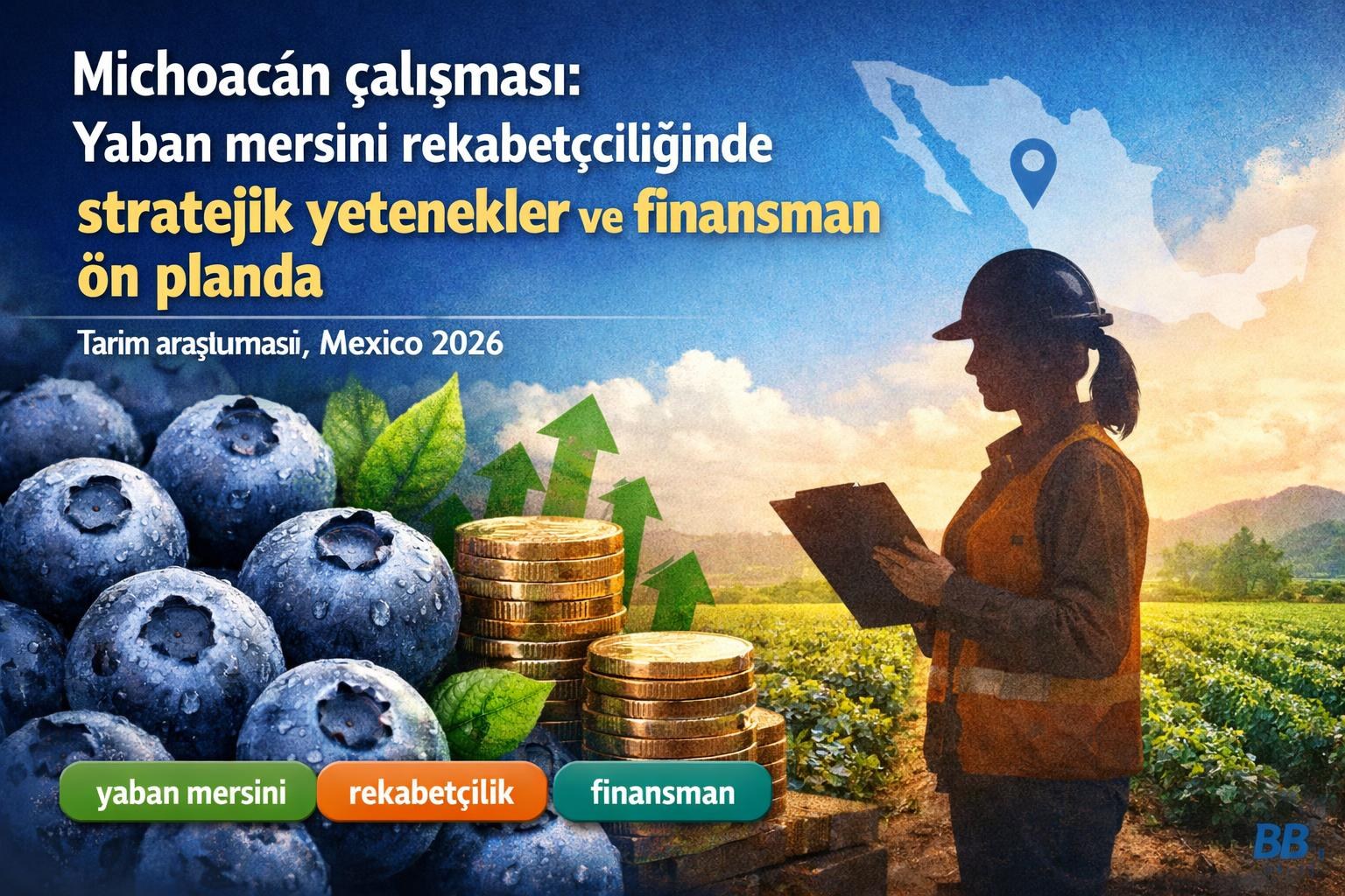 Michoacán çalışması: Yaban mersini rekabetçiliğinde stratejik yetenekler ve finansman ön planda görseli