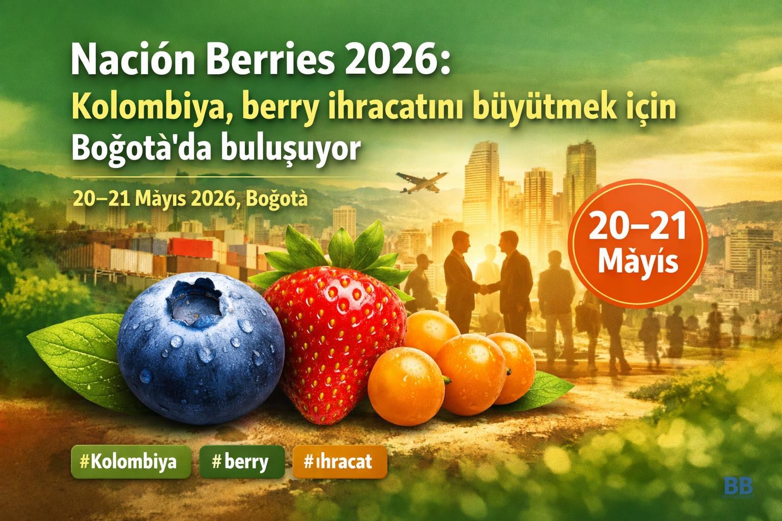 Nación Berries 2026: Kolombiya, berry ihracatını büyütmek için Bogotá'da buluşuyor görseli