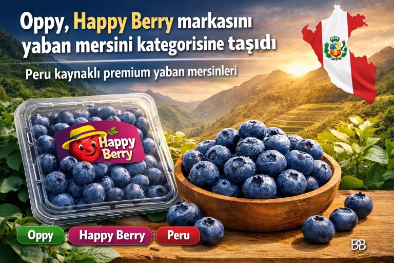 Oppy, Happy Berry markasını yaban mersini kategorisine taşıdı görseli