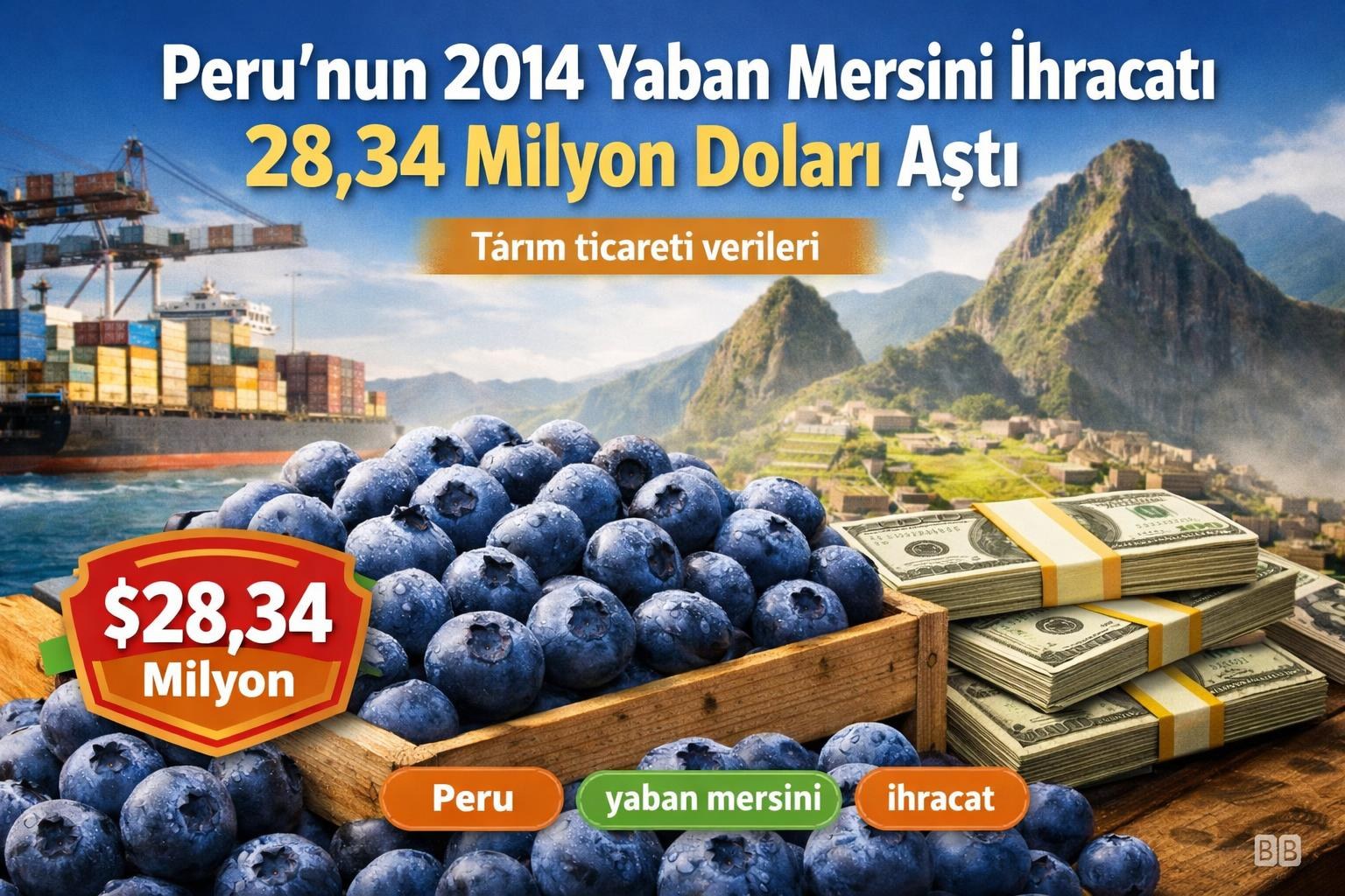 Peru'nun 2014 Yaban Mersini İhracatı 28,34 Milyon Doları Aştı görseli
