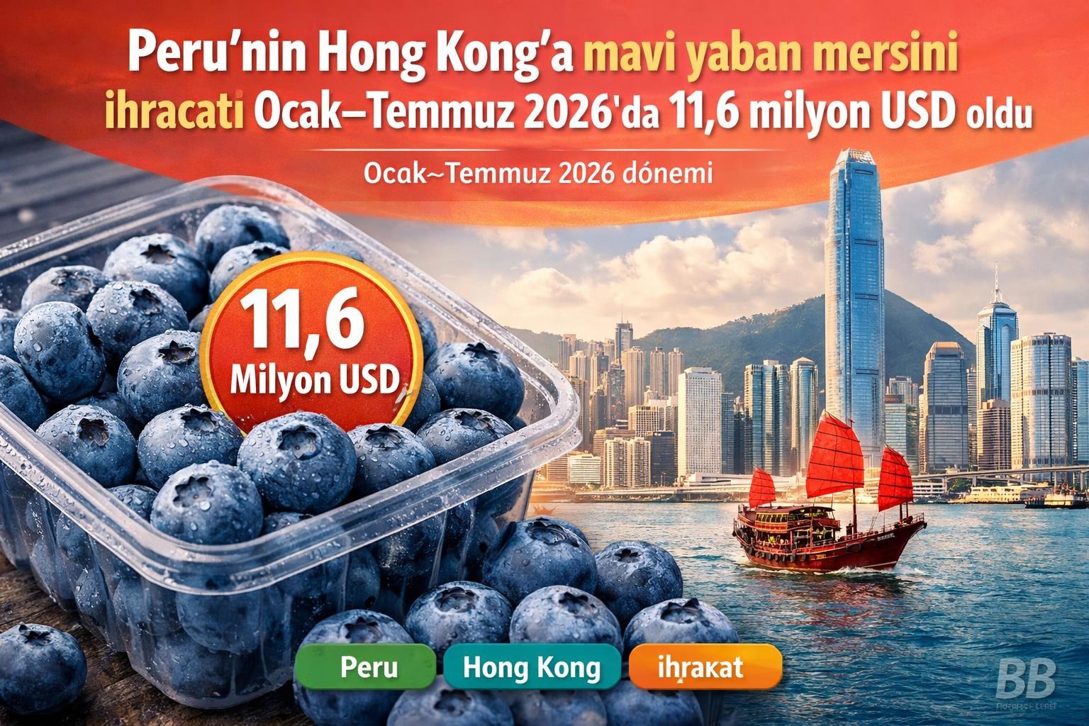Peru'nin Hong Kong'a mavi yaban mersini ihracatı Ocak–Temmuz 2026'da 11,6 milyon USD oldu gorseli
