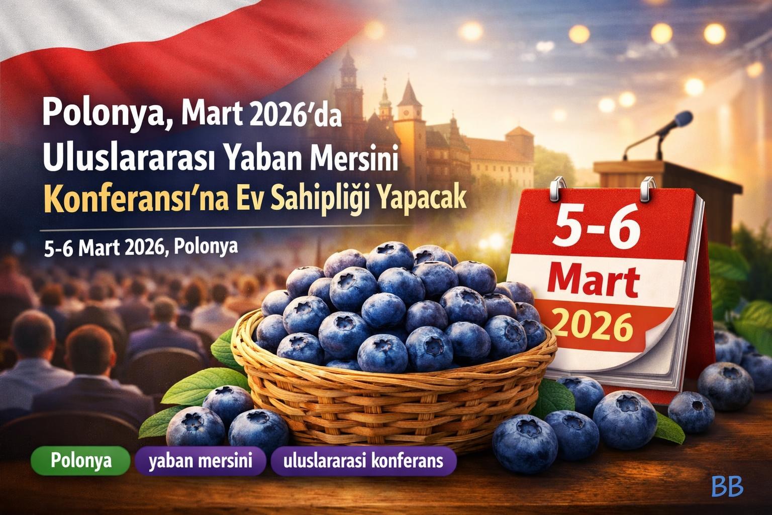 Polonya, Mart 2026'da Uluslararası Yaban Mersini Konferansı'na Ev Sahipliği Yapacak görseli