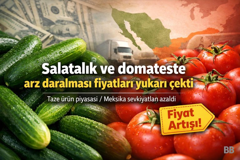 Salatalık ve domateste arz daralması fiyatları yukarı çekti görseli