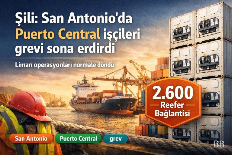 Şili: San Antonio'da Puerto Central işçileri grevi sona erdirdi görseli
