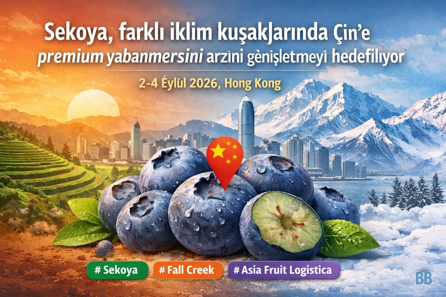 Sekoya, farklı iklim kuşaklarında Çin’e premium yabanmersini arzını genişletmeyi hedefliyor görseli