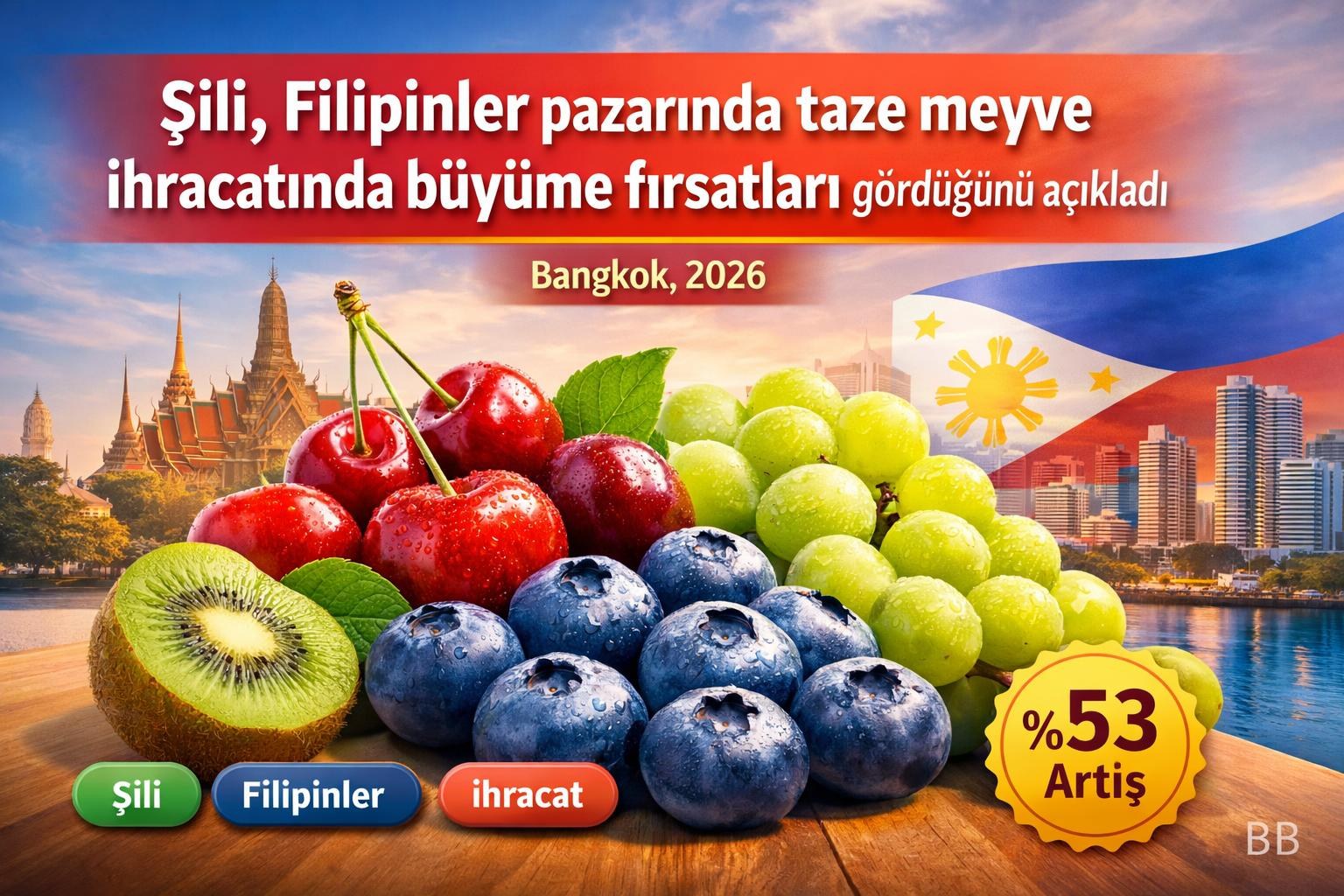 Şili, Filipinler pazarında taze meyve ihracatında büyüme fırsatları gördüğünü açıkladı gorseli