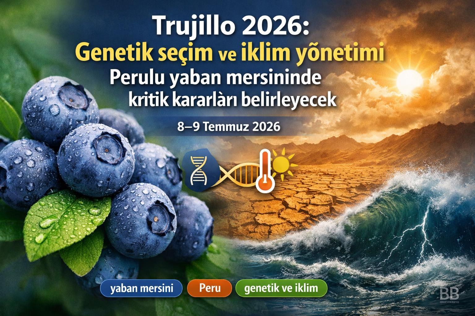 Trujillo 2026: Genetik seçim ve iklim yönetimi Perulu yaban mersininde kritik kararları belirleyecek görseli