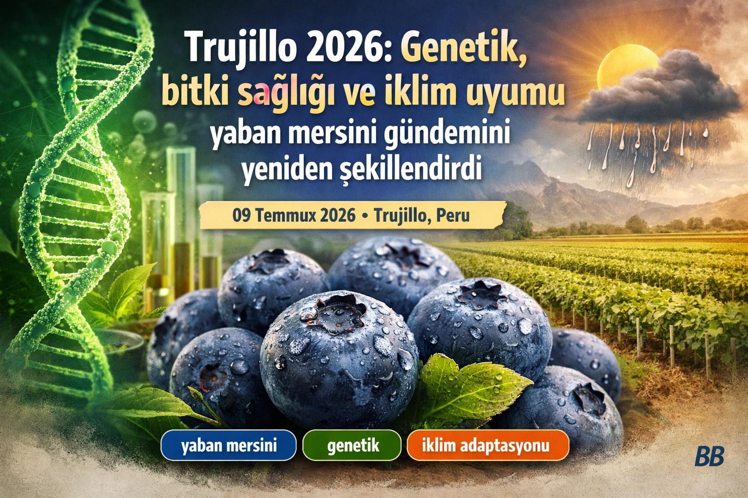 Trujillo 2026: Genetik, bitki sağlığı ve iklim uyumu yaban mersini gündemini yeniden şekillendirdi görseli