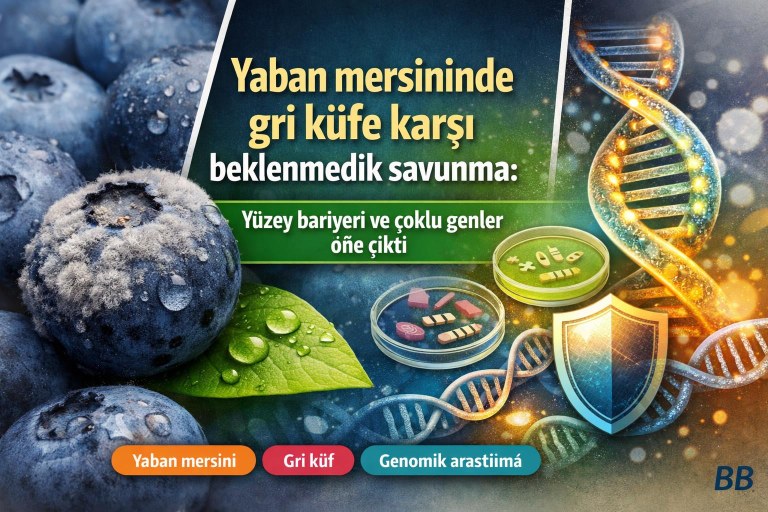 Yaban mersininde gri küfe karşı beklenmedik savunma: yüzey bariyeri ve çoklu genler öne çıktı görseli