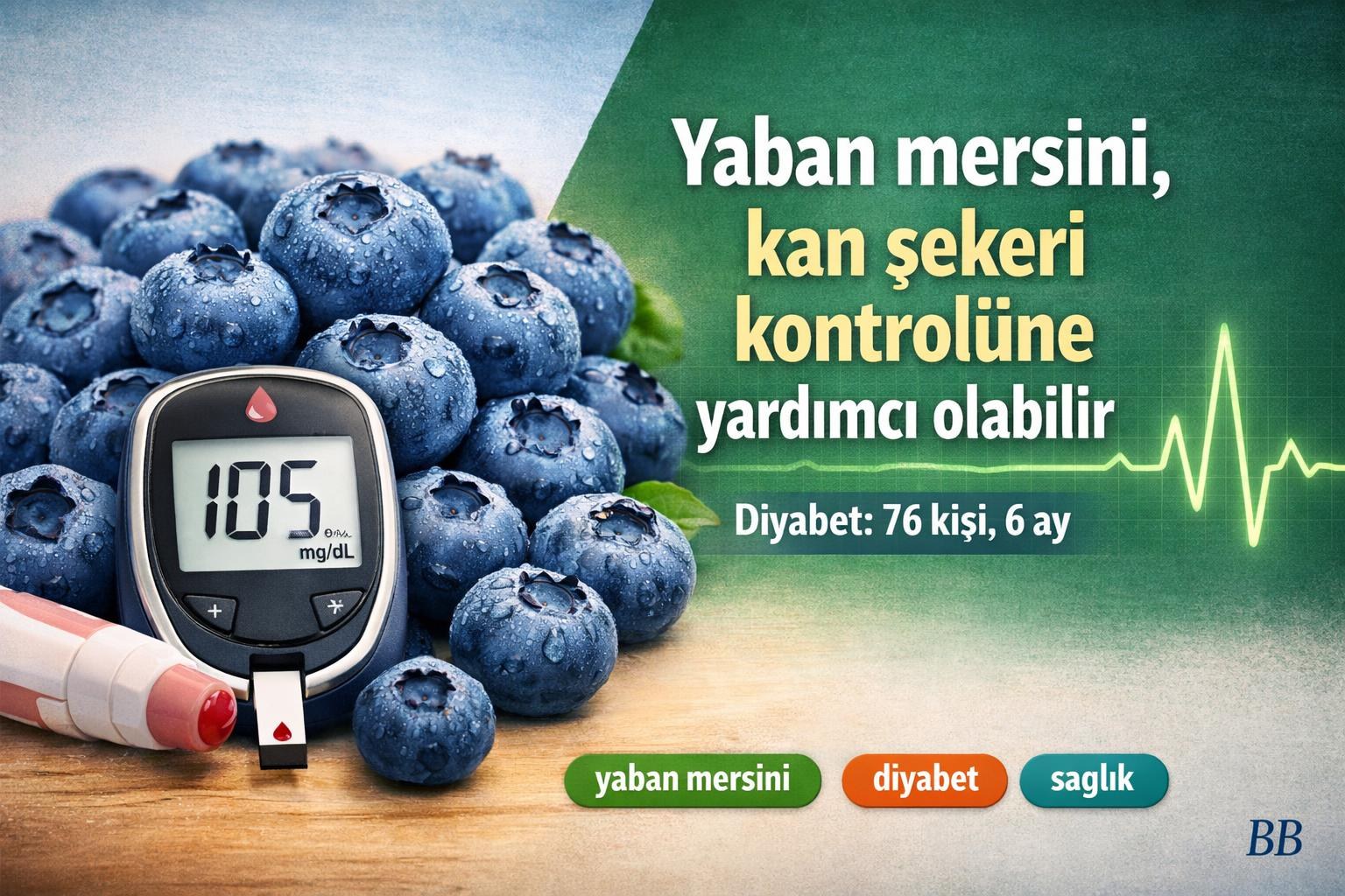 Yaban mersini, kan şekeri kontrolüne yardımcı olabilir gorseli