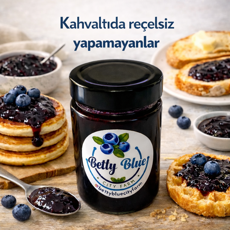 Klasik Yaban Mersini Reçeli (Bol Meyve) – 400 gr gorseli 3