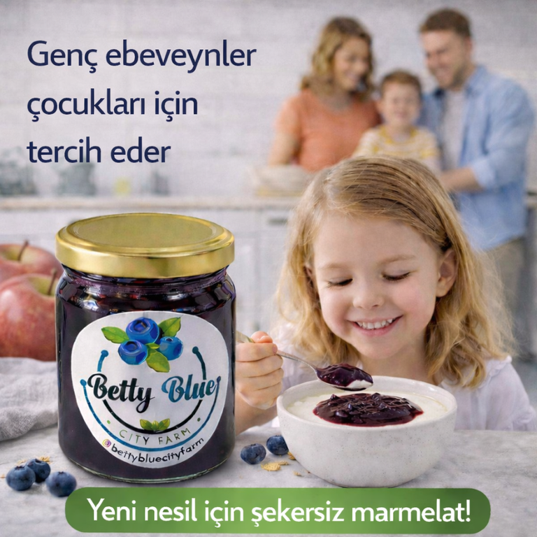 Yaban Mersini Marmelatı (Şekersiz) — 200 gr gorseli 1