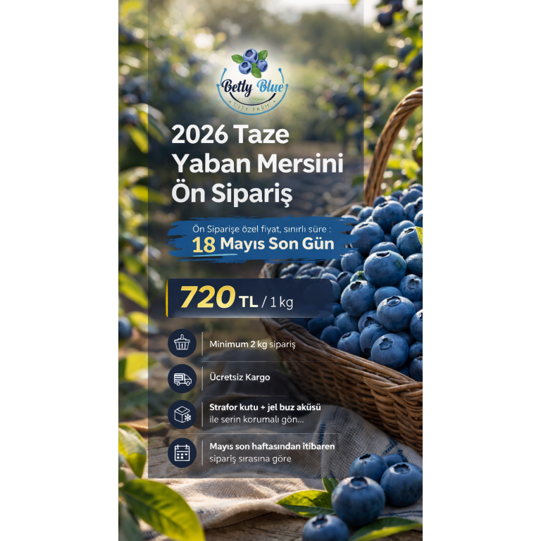 Taze Yaban Mersini - Ön Sipariş (720 TL/kg) gorseli 1